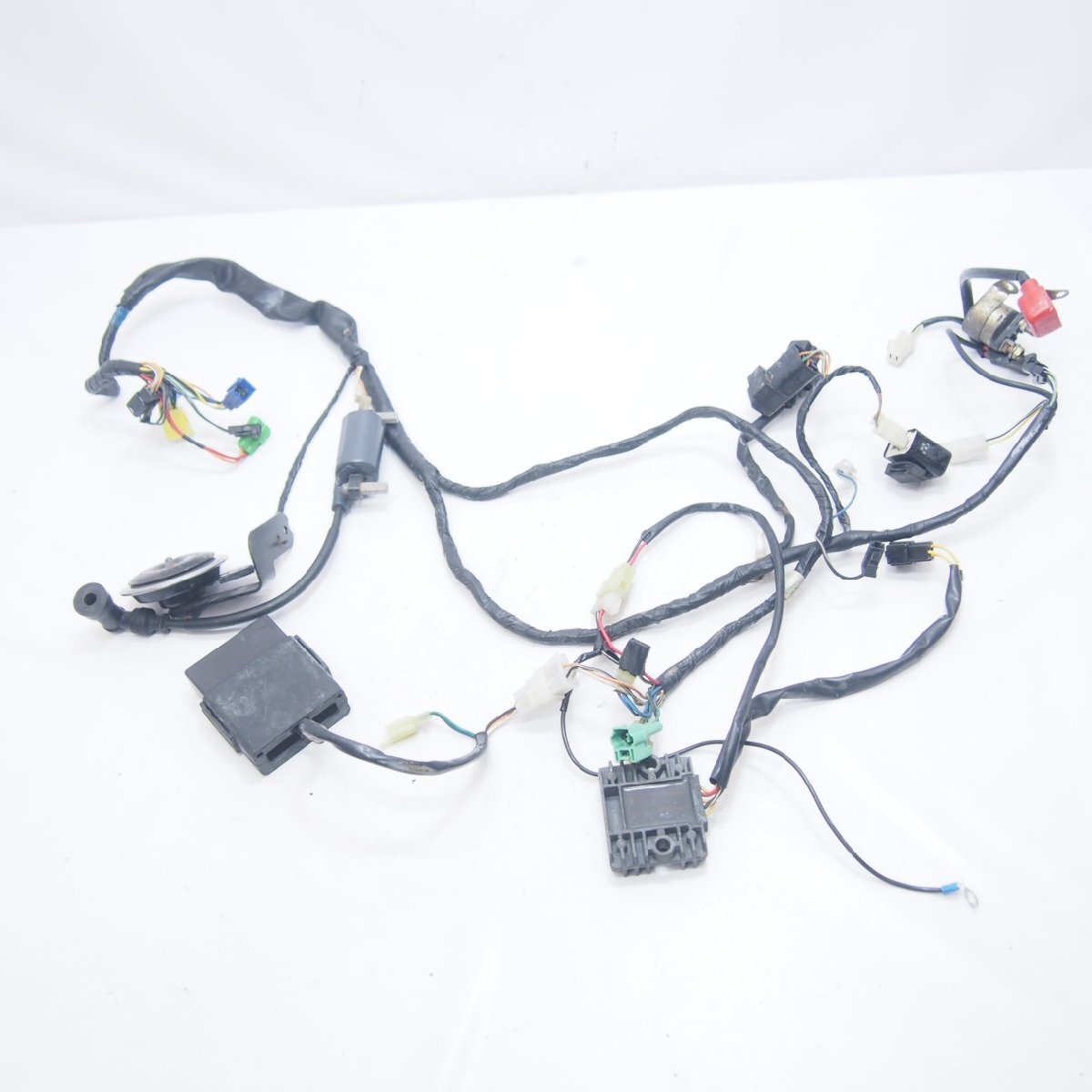 ジェベル200純正メインハーネスsetイグナイター.レギュレーター他付SH42A実動品_画像7