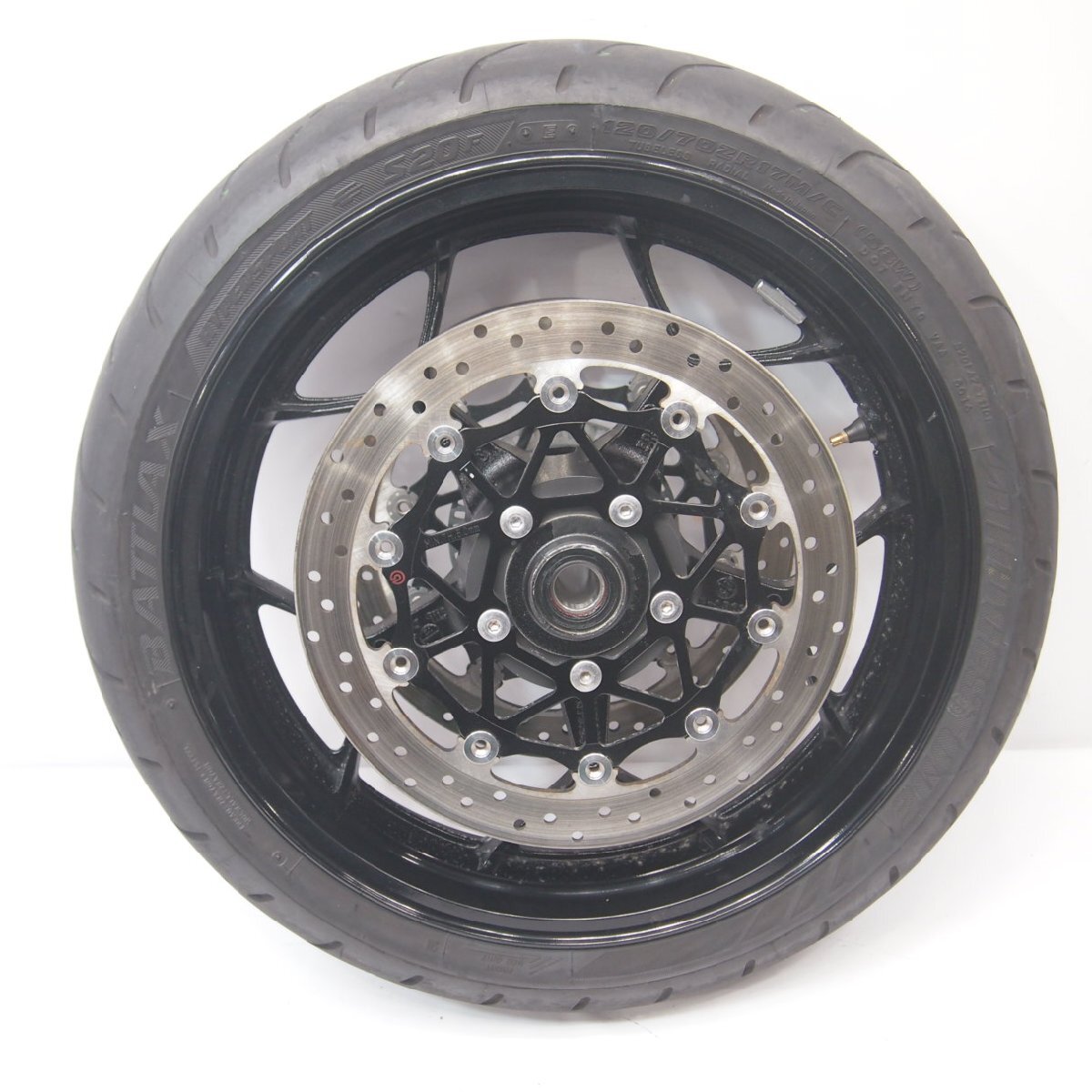 ZX-14R純正フロントホイール 本體にブレなし F-0563品番17X3.50J 12年～ ZX14R