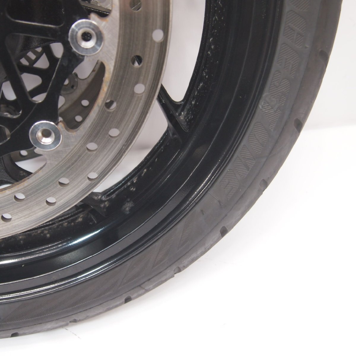 ZX-14R純正フロントホイール 本體にブレなし F-0563品番17X3.50J 12年～ ZX14R