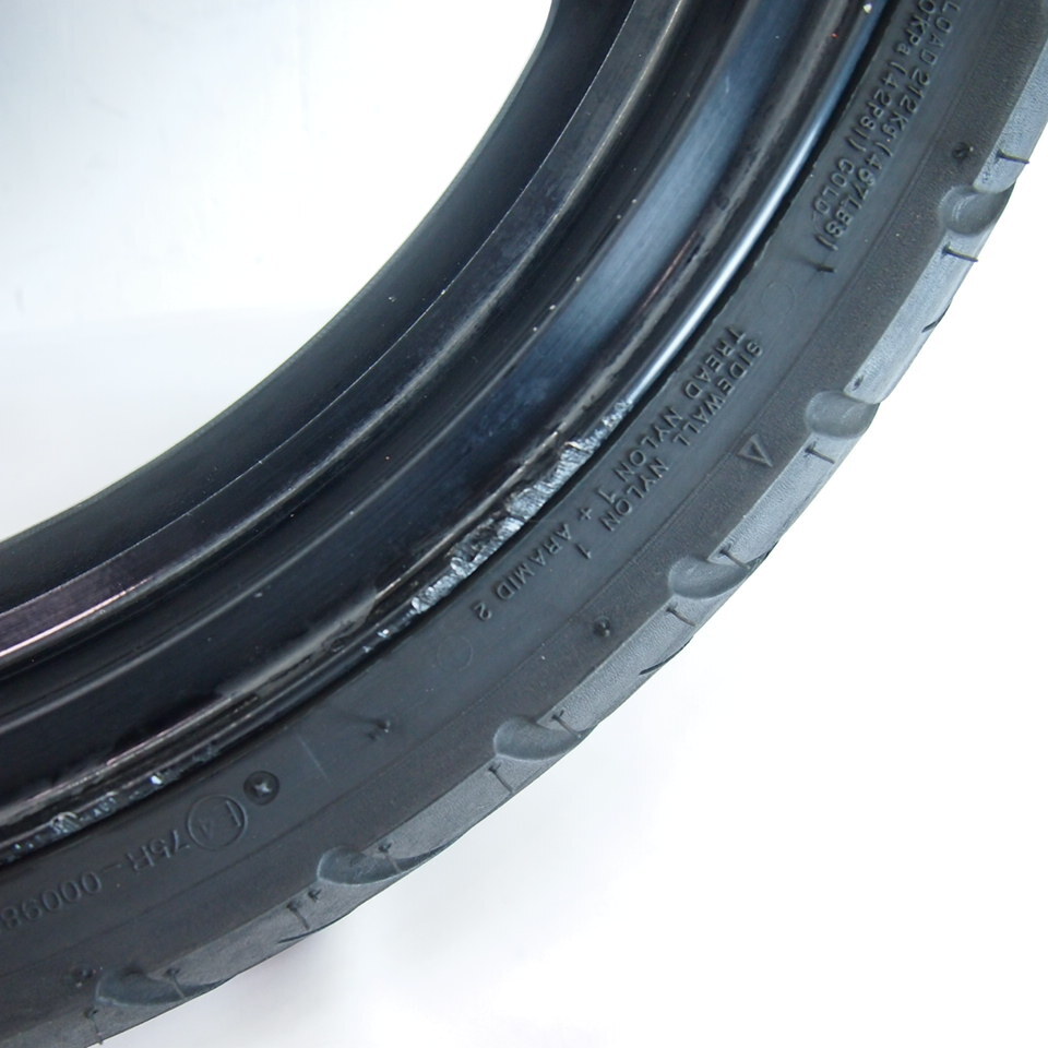 ZRX400 ZR400E-348xxx 07年外し純正フロントホイール前ホイール 05-08年ZRX-2 ZRX2 F-1337