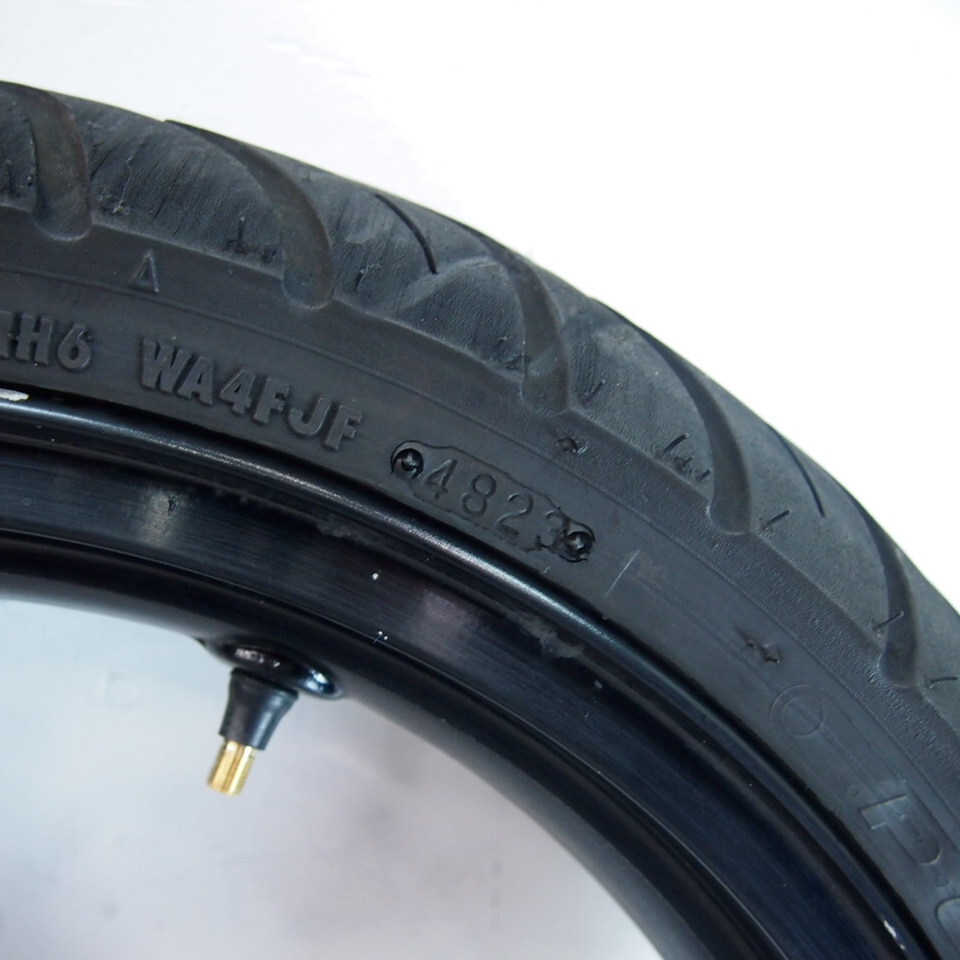 ZRX400 ZR400E-348xxx 07年外し純正フロントホイール前ホイール 05-08年ZRX-2 ZRX2 F-1337