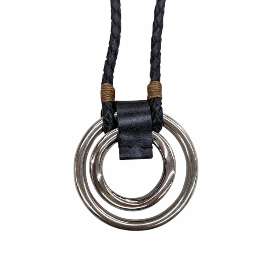 FUMIE TANAKA フミエタナカ Ray beams レイビームス 別注 メッシュリングネックレス シルバー ブラック 