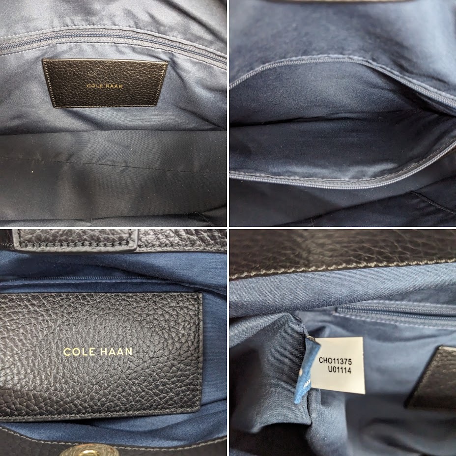 COLE HAAN コールハーン ２WAY レザー ショルダーバッグ トート ハンドバッグ CHO11375 U01114 ブラック