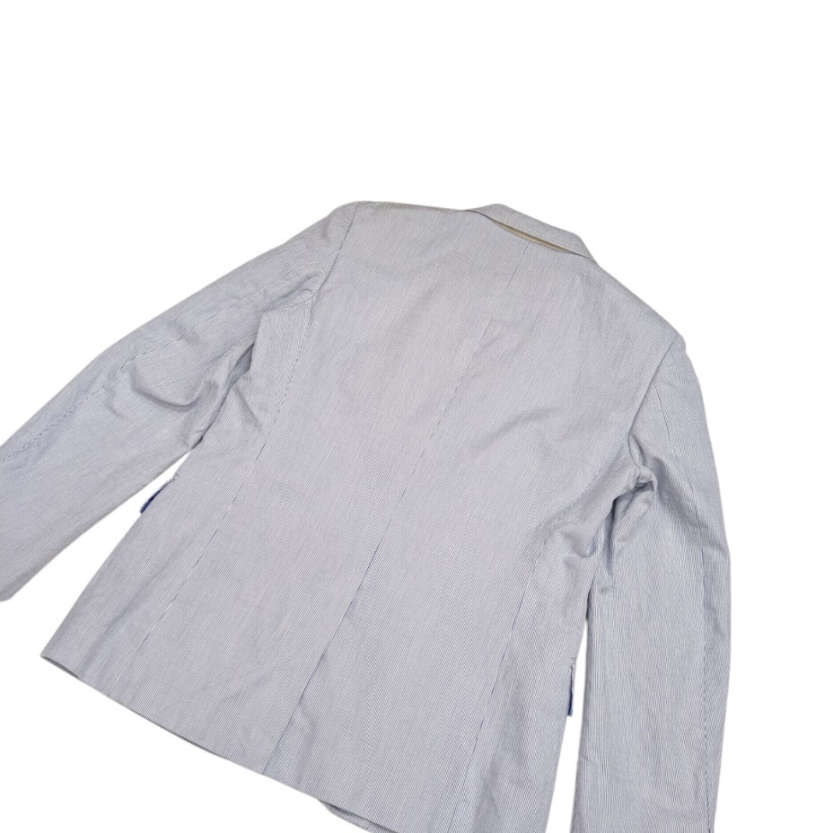 COMME des GARCONS HOMME コムデギャルソン オム テーラードジャケット ホワイト ブルー ストライプ HK-J008