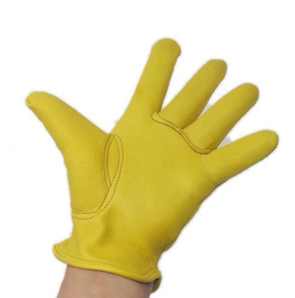 送料無料★ NAPA GLOVES ナパ 鹿革 ディア グローブ プレーン 800SP-S ゴールド 黃 バイカー ハーレー chopper アメリカン ロングセラー