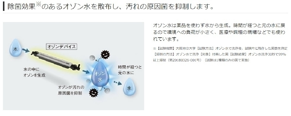 オゾン水除菌