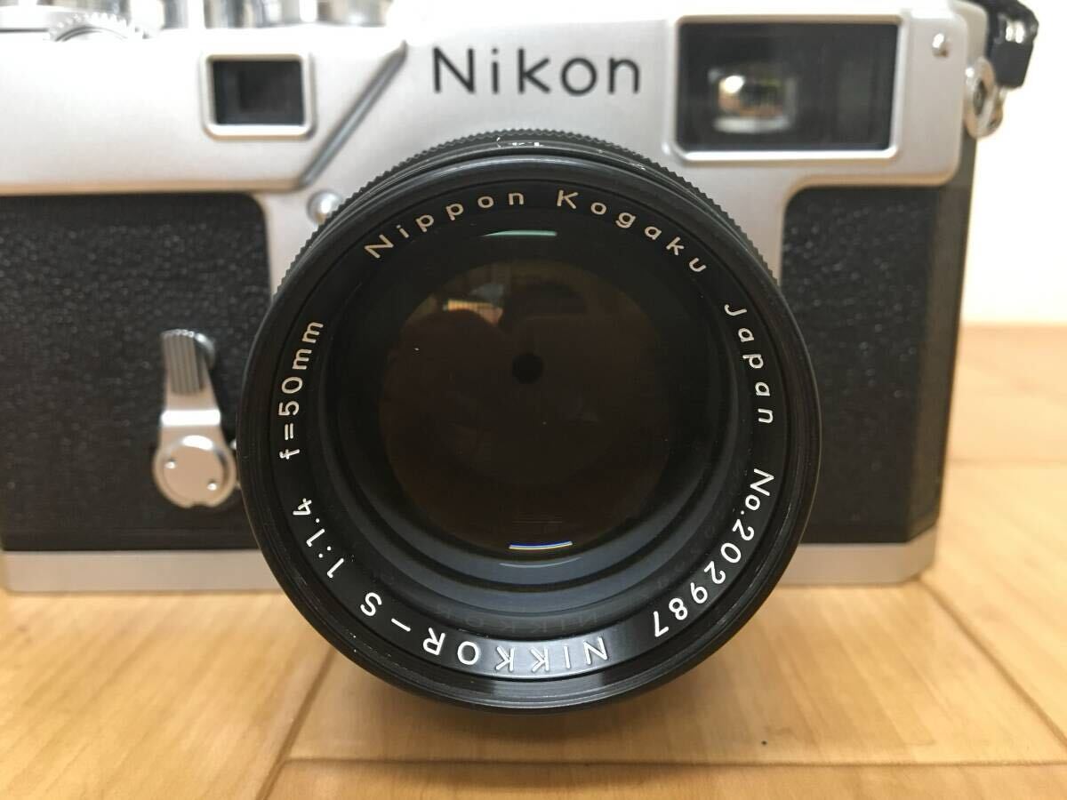 F100-7.5) NIKON / ニコン　S3 2000年記念モデル フィルム カメラ 元箱あり NIKKOR-S 1:1.4 f=50mm　YEAR2000 LIMITED EDITION ジャンク品