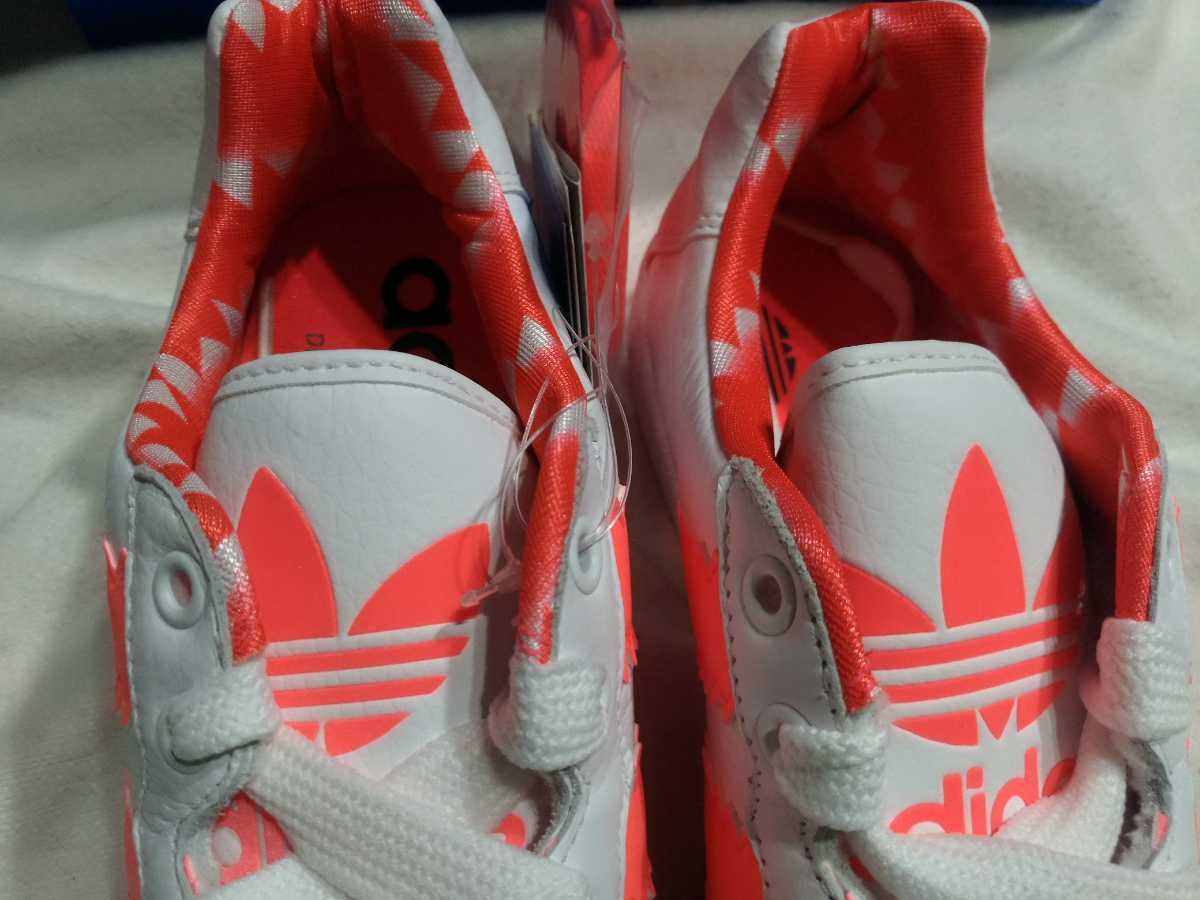 限定 11年 貴重なデッドストック 新品adidas ウルトラスター XL 白/ピンク 26.5cm オリジナルス リフレクタービッグトレフォイルロゴ