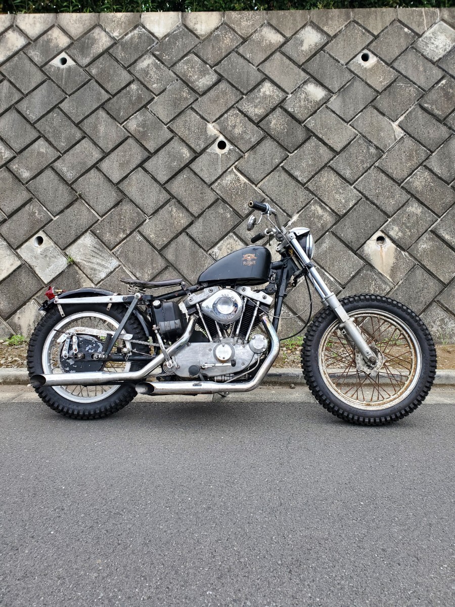 フルセット53 Yahoo!オークション - 1973年 XLCH 実動 アイアンショベル 車検