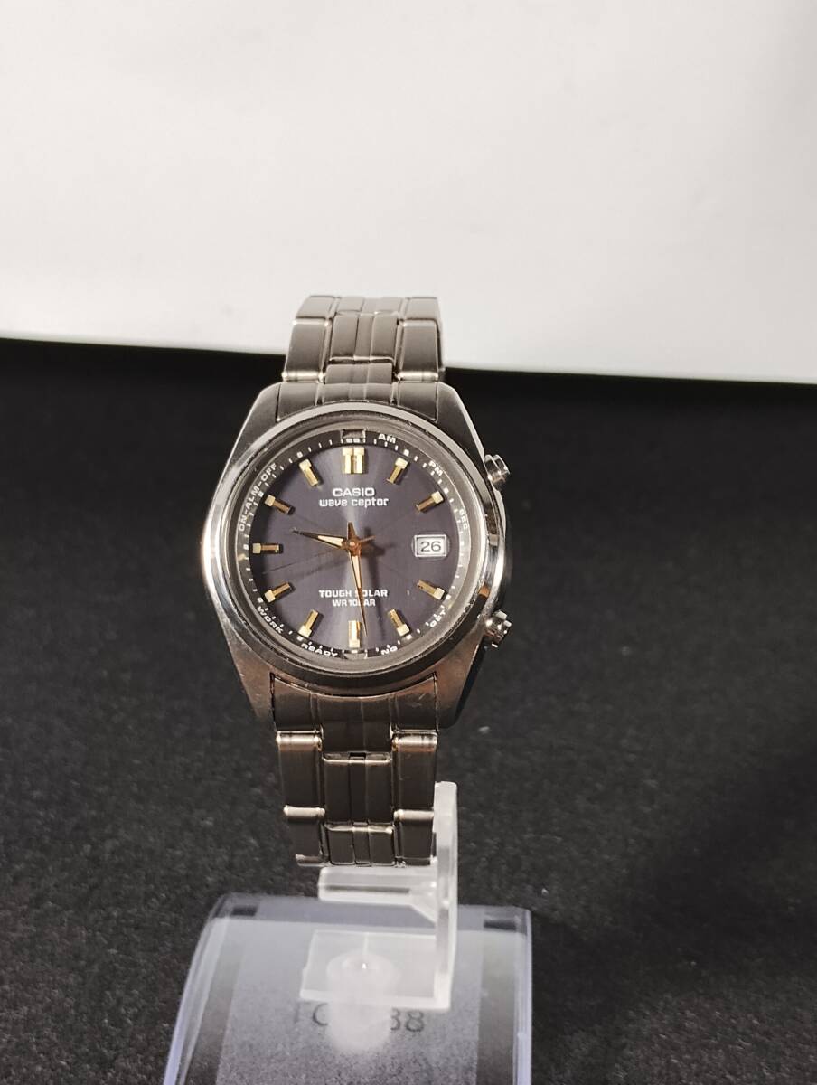 CASIO 電波ソーラー　チタン WVQ-110TDJ