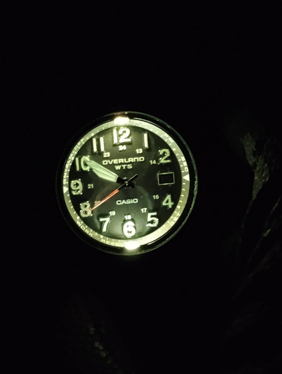 CASIO 電波ソーラー　チタン OVW-100TDJ