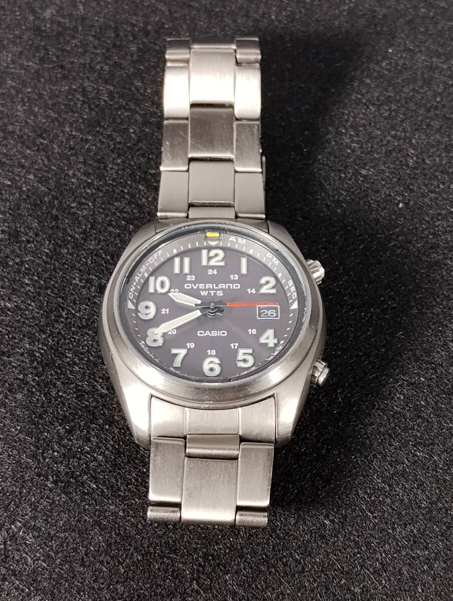 CASIO 電波ソーラー　チタン OVW-100TDJ