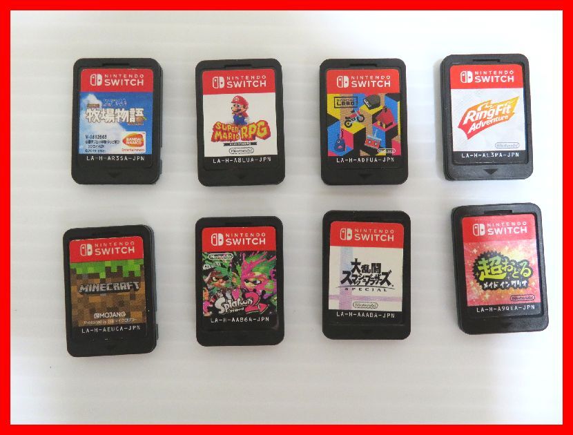 【2024春夏新作】 NINTENDO SWITCH 任天堂スイッチ ソフト 8本セット ソフトのみ Nintendo Switch