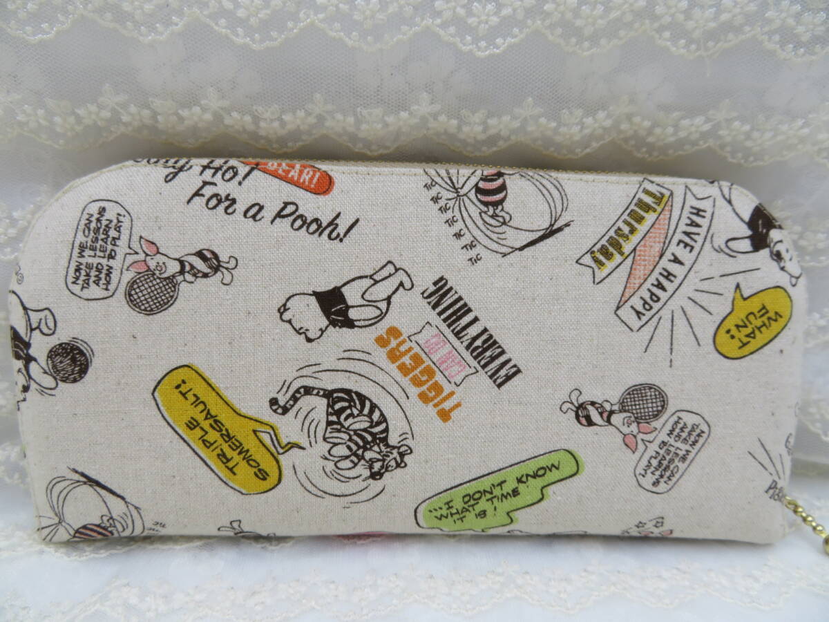 プーさん　ディズニー　ハンドメイド　長財布　２_画像2