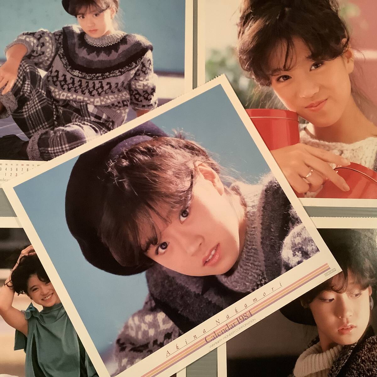 LP●中森明菜／BEST AKINNA 『メモワール』”禁區(qū)”トワイライト”1/2の神話”収録※'84 ジャケット?サイズ?カレンダー付●帯付良好品！