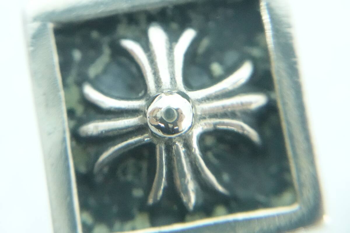 CHROME HEARTS クロムハーツ フレームドCHプラス ネックレストップ チャーム 約5.1g 925 1998 シルバー アクセサリー
