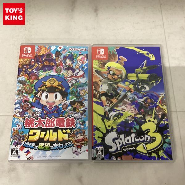 【上品】 1円〜 Nintendo 桃太郎電鉄ワールド スプラトゥーン3 Switch ニンテンドースイッチソフト