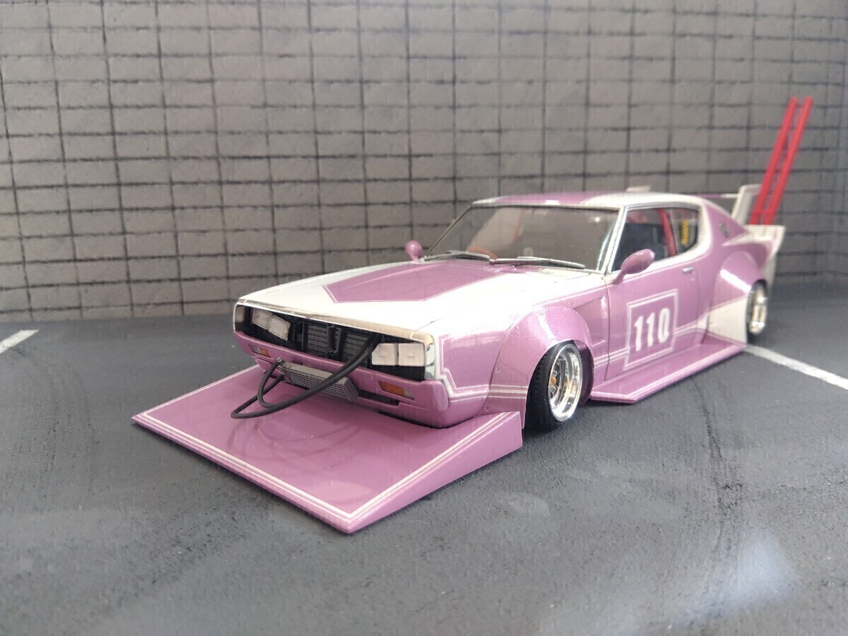 陽*菜様 アオシマ1/24ケンメリ街道レーサー旧車グラチャン暴走族ワークス暴走族 Yahoo!オークション - アオシマ1/24プラモデル旧車ケンメリ街道