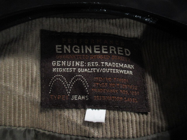 希少レア ヴィンテージ ENGINEERED TYPE1 JEANS ウエスタンジャケット コーデュロイ エルボーパッチ テーラードジャケット カウボーイ