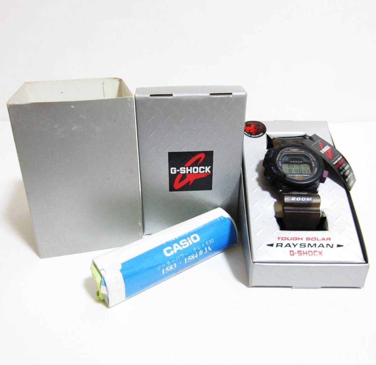 【長期保存未使用】G-SHOCK DW-9300MS-8T RAYSMAN レイズマン タフソーラー 200m 電池交換済