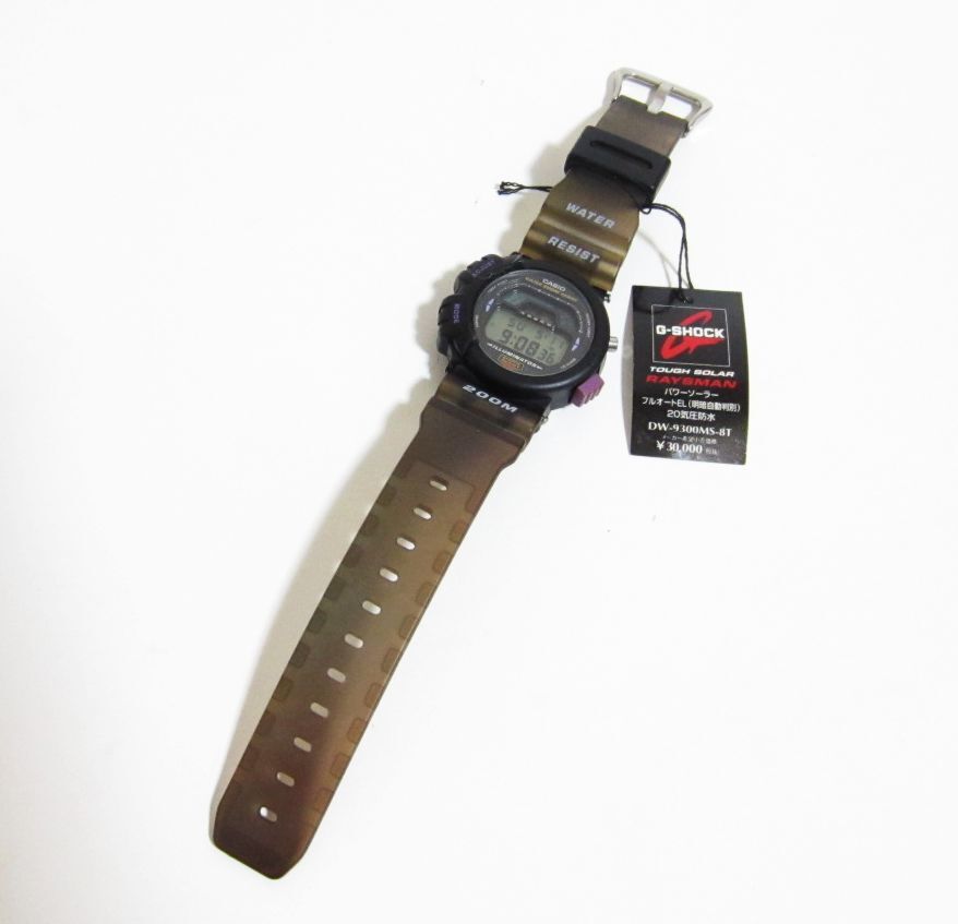 【長期保存未使用】G-SHOCK DW-9300MS-8T RAYSMAN レイズマン タフソーラー 200m 電池交換済