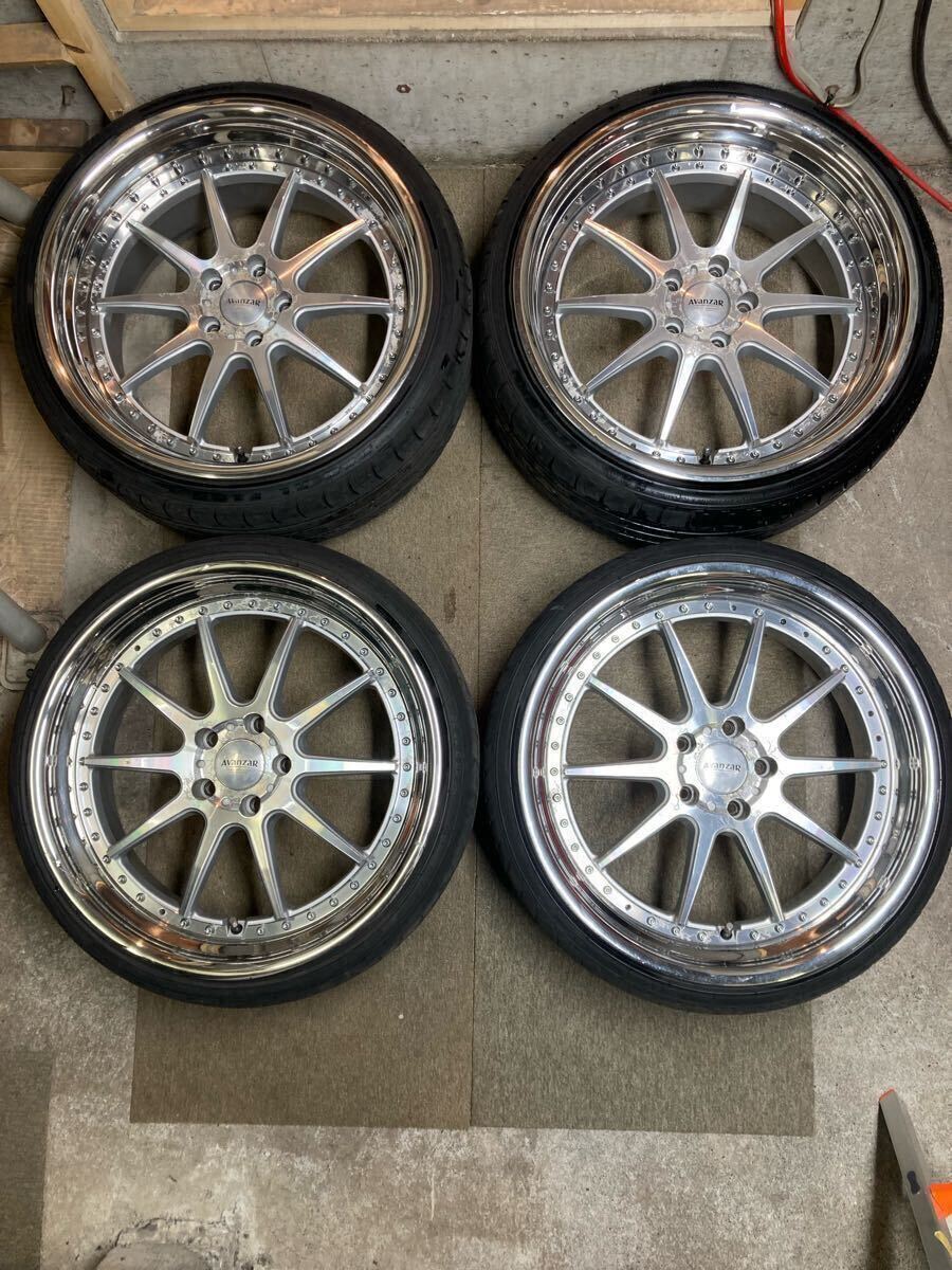 avanzar 20インチ 深リム Yahoo!オークション - AVanzaR 20インチ アルミホイール 8.5J