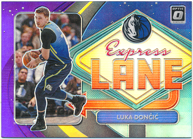 Luka Doncic NBA 2020-21 Panini Donruss Optic Express Lane