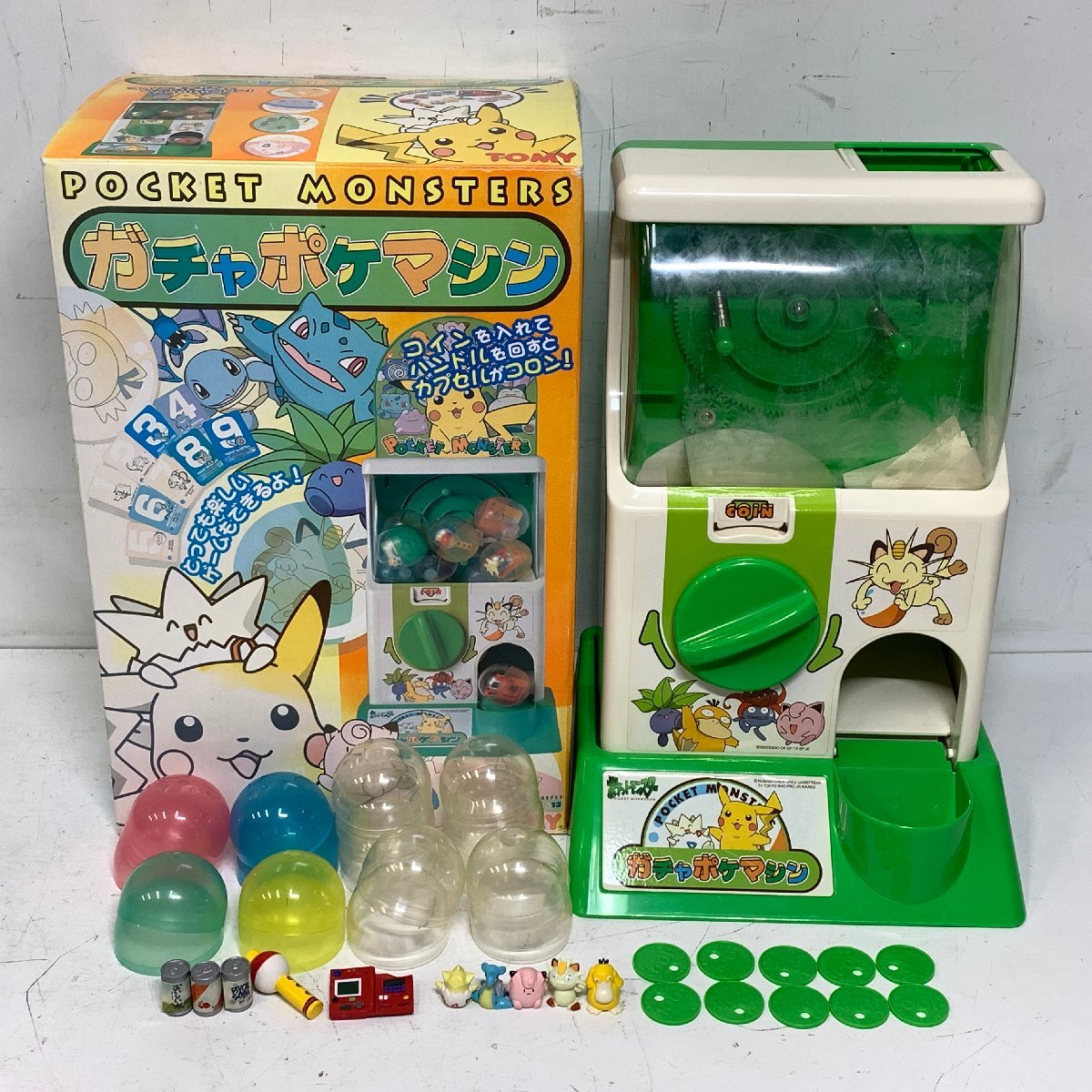 TOMY ガチャポケマシン＜欠品あり＞元箱付き ポケットモンスター ポケモン トミー /巻 □