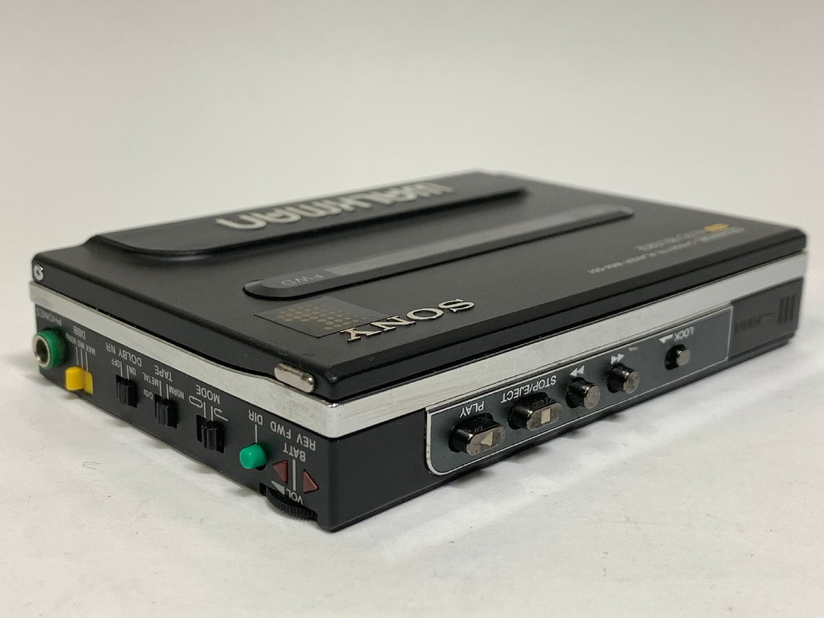 SONY WM-501＜未チェック＞ソニー WALKMAN ウォークマン 黒 ブラック カセットプレーヤー MADE IN JAPAN □