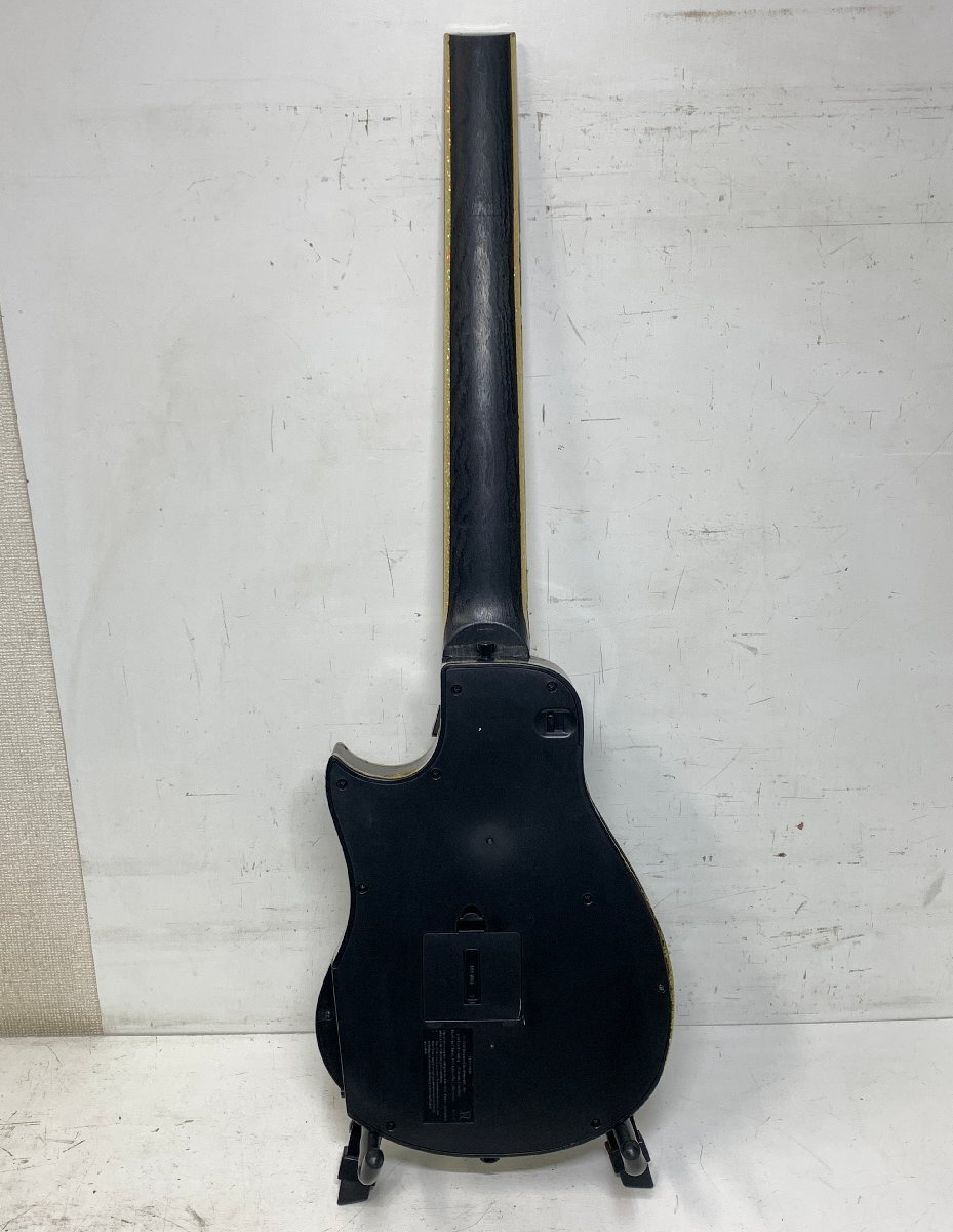 YOU ROCK GUITAR YRG-1000＜音出し確認(rèn)＞ギター型MIDIコントローラー 電子ギター ブラック 黒 ユーロックギター ※引取り可 □