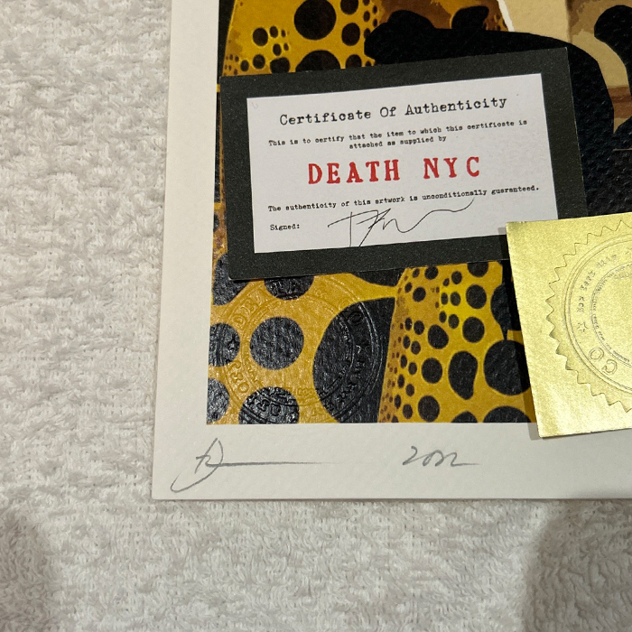 DEATH NYC アートポスター 世界限定100枚 村上隆 16/100 美術品