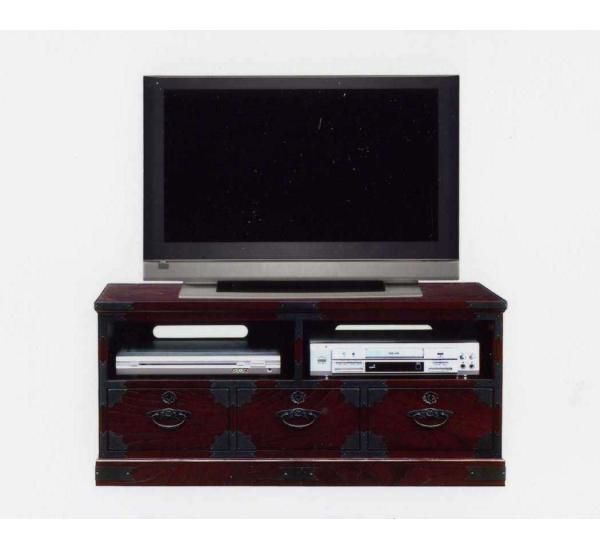 【5/17?5/18ビッグボーナス】和風 和モダン民蕓家具 テレビボード テレビ臺 オープン 105 (開梱設(shè)置無料)