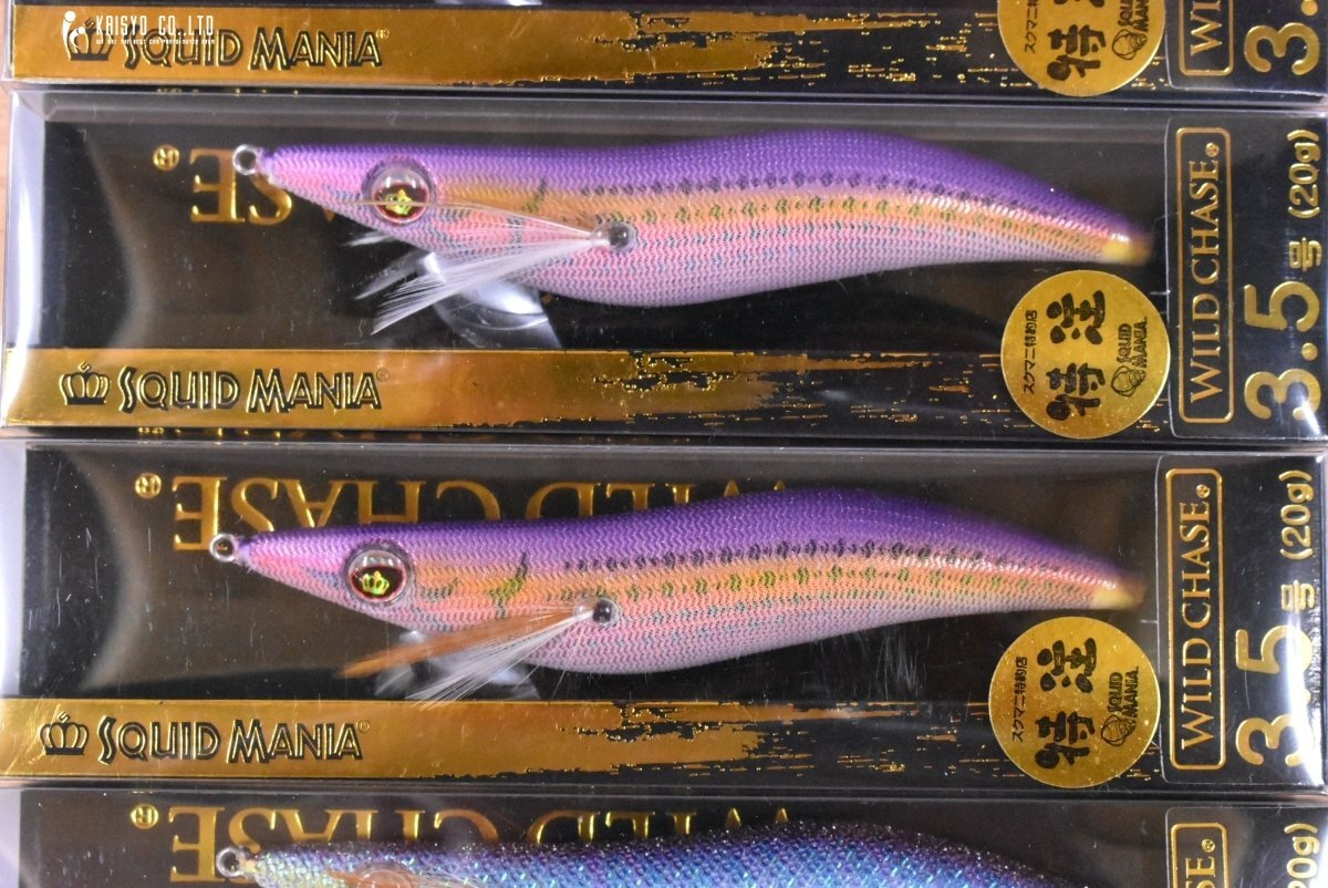 スクイッドマニア ワイルドチェイス 3.5號 8個セット SQUID MANIA WILDCHASE 烏賊スタイル オリカラ エギング エギ アオリイカ （CKN_O1）