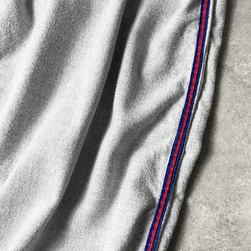 60s USA製 Wilson ライン入り コットン フランネル ベースボール パンツ 34 / 60年代 ビンテージ アメリカ製 ウィルソン グレー_画像7