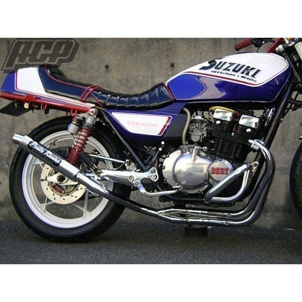 プリティー制 GSX400Ｆ 極 タイプ３ 4-2-1 マフラー メッキ