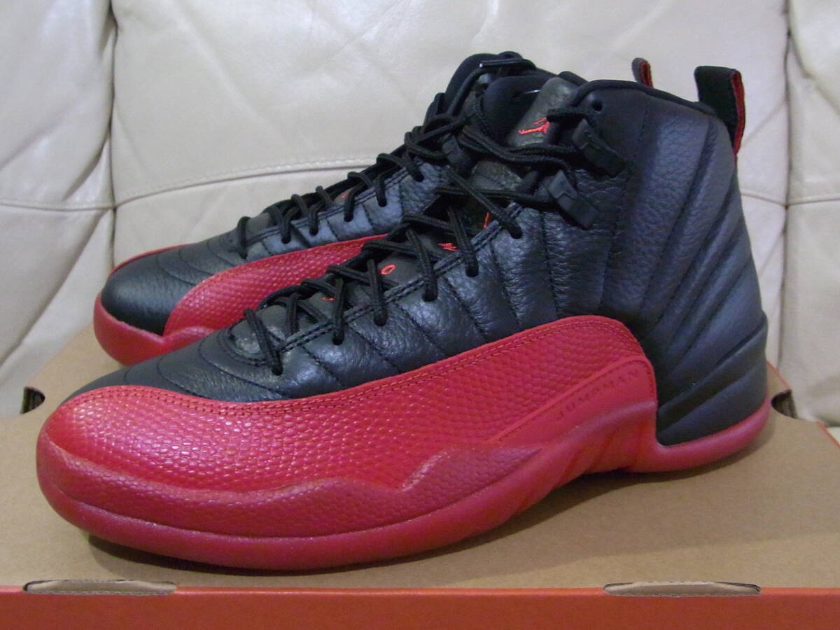 AIR JORDAN 12 RETRO "FLU GAME BLACK AND VARSITY RED"(2025) CT8013-002 (ブラック/バーシティレッド)