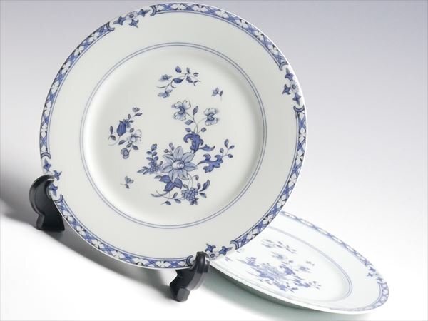 k745 レイノー リモージュ フラワーブーケ ペア プレート 19cm 2枚