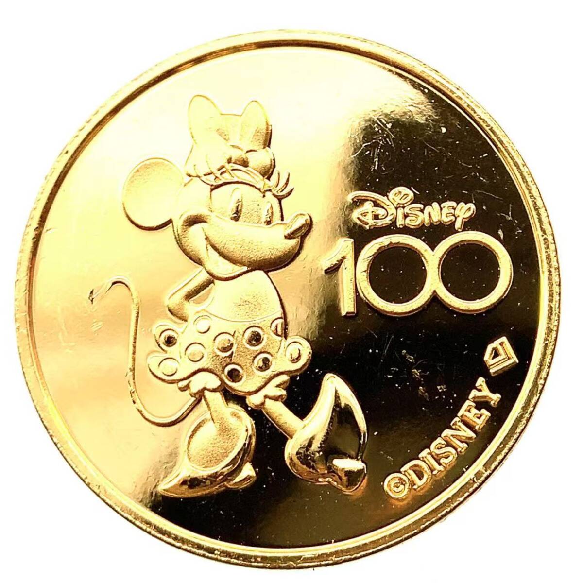 ディズニー金貨 ミッキー 24金 純金 3.1g コイン イエロー