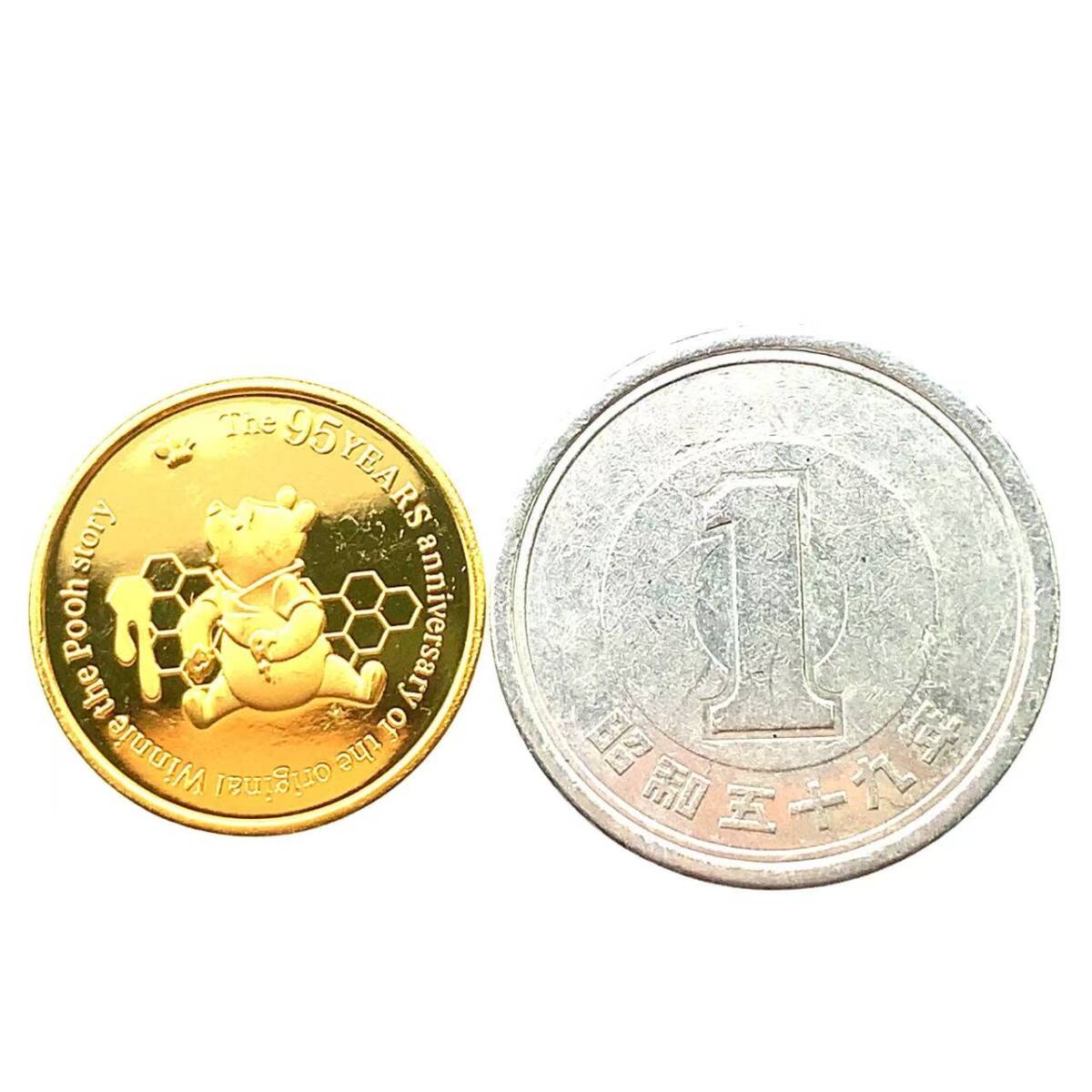 くまのプーさん ディズニー金貨 3.1g 純金 24金 イエロー