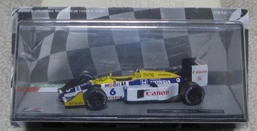 Altaya　1/43　ウィリアムズ?FW11B　#6　N．ピケ　1987 チャンピオン