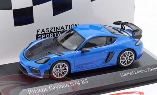 PMA　1/43　ポルシェ?718 ケイマン GT4 RS　sharkblue　2021　ドイツショップ特注限定200臺　69705