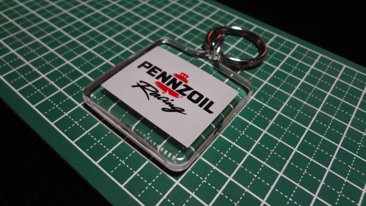 ◆◇PENNZOIL Racing　アクリルキーホルダー　②　20年以上前の品◇◆