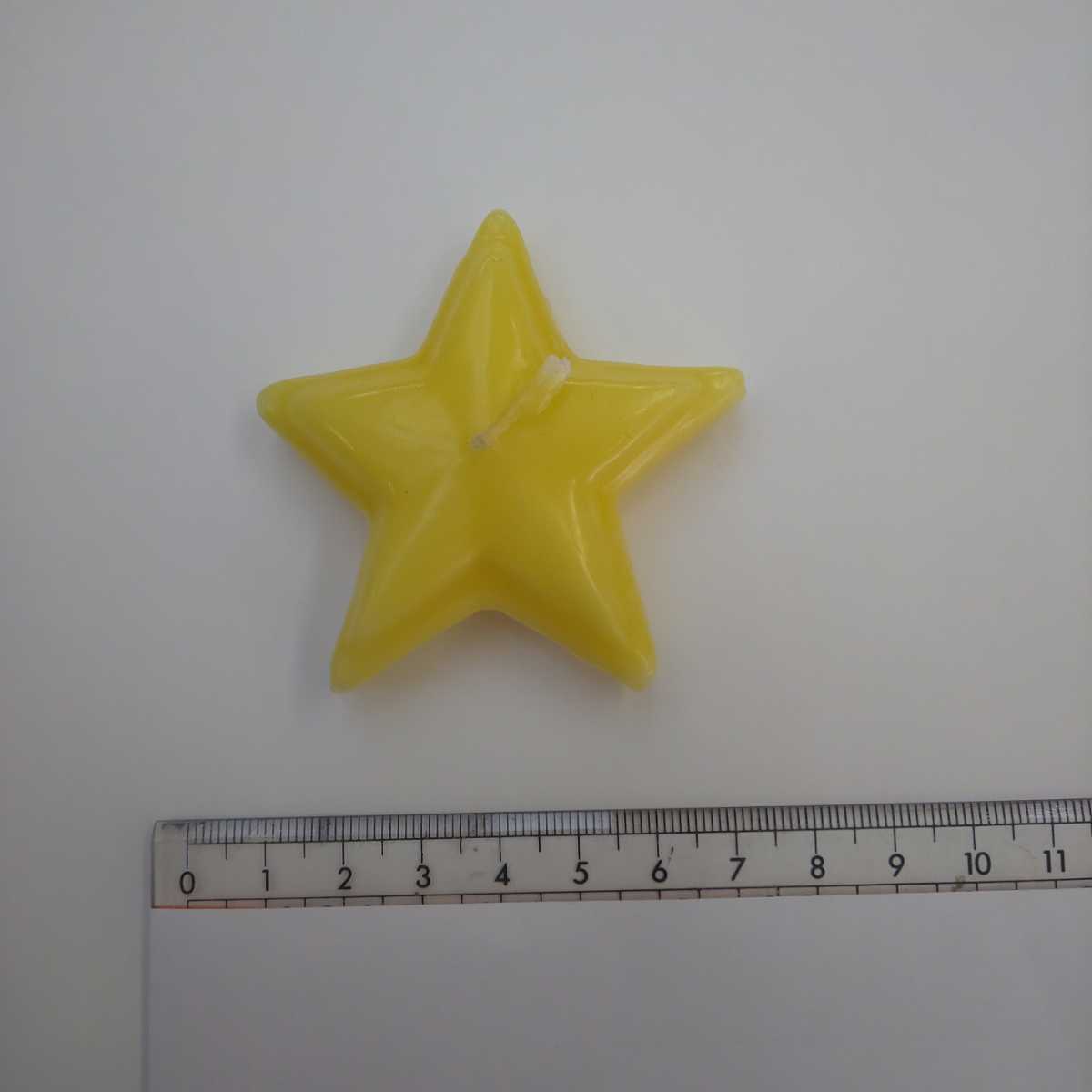 [ unused goods ] America import candle star type Star yellow * Christmas * 3