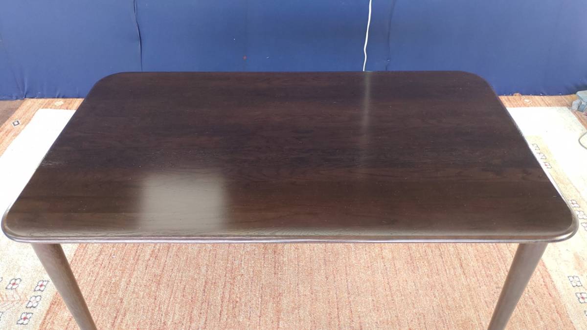 e38　美品　天然木　ダイニングテーブル_画像8