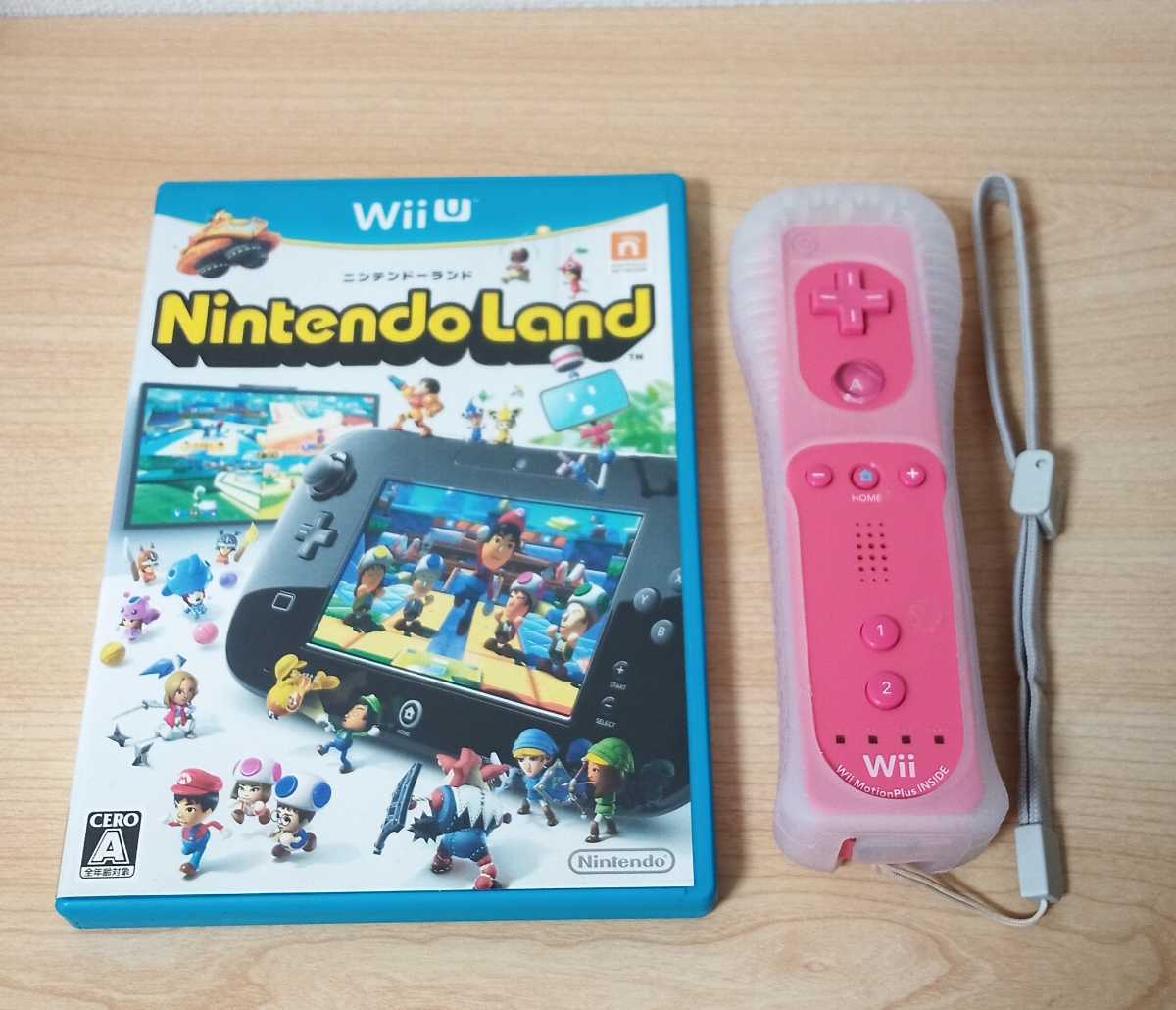 0円 【超ポイント祭?期間限定】 Nintendo Land Wiiリモコンプラスセット ピンク