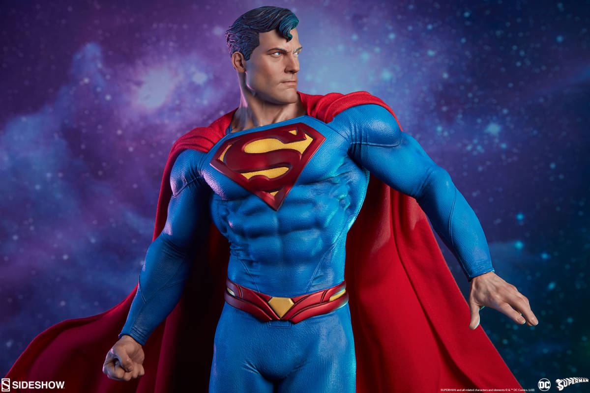 Superman Sideshow Premium Format 1/4 Statue スーパーマンサイドショープレミアムフォーマット1/4スタチュー_画像3