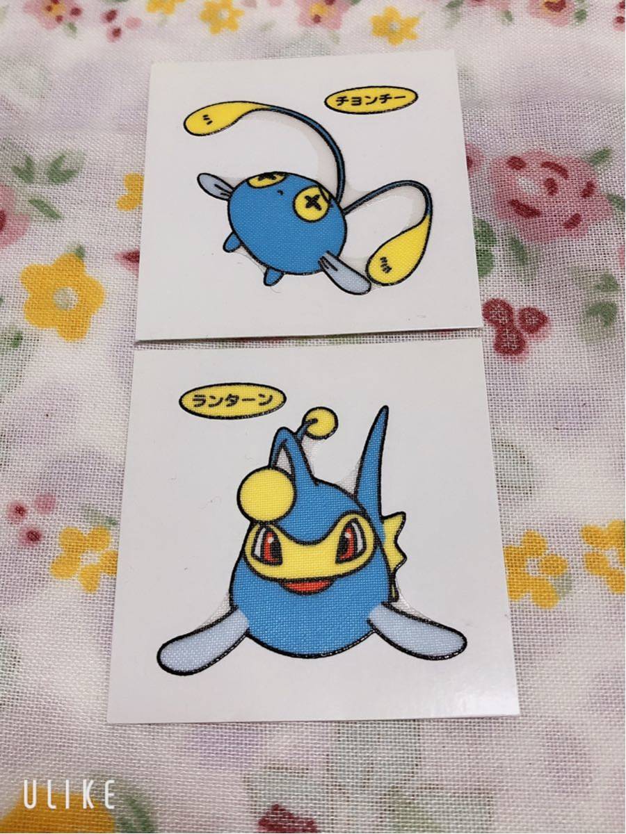 ポケモン デコキャラシールセット チョンチー ランターン_画像1