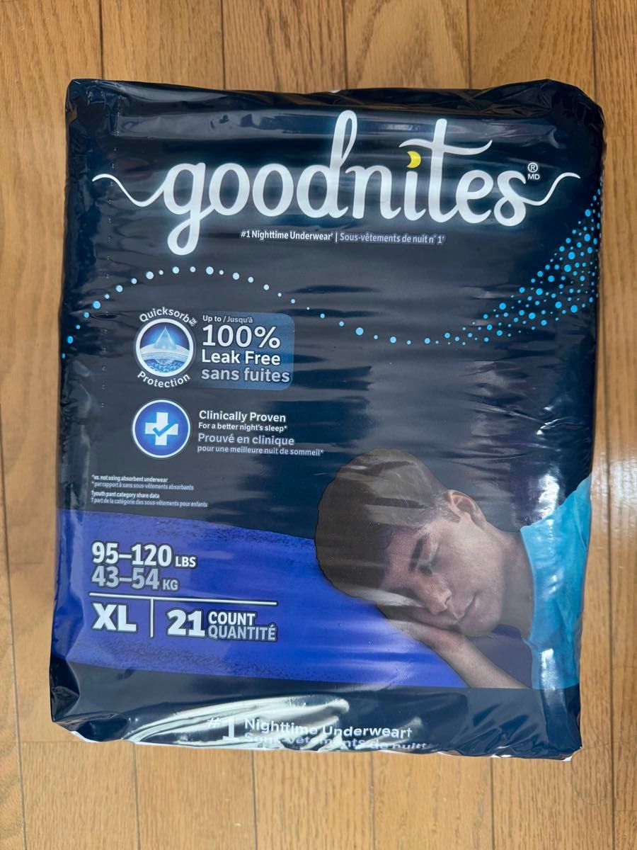 GoodNites 紙おむつ XL 21枚入 男の子用 GoodNites 紙おむつ XL 21枚入 男の子用|Yahoo!フリマ(旧