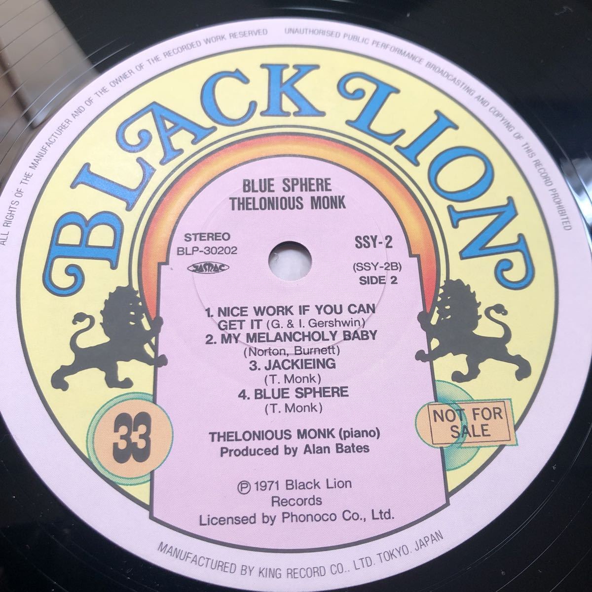 貴重盤☆中さん☆LPレコード☆JAZZ☆ THELONIOUS MONK セロニアス