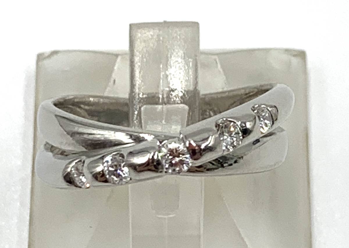 Pt900 ダイヤ 0.20ct リング | inmano.com.br